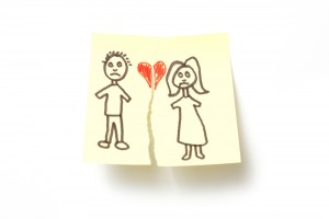 Relationship break up Splitting up